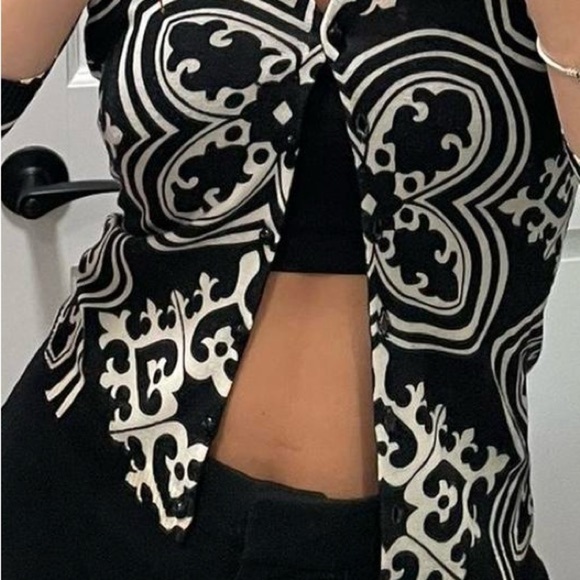 J. Crew black and white wool cardigan - Picture 8 of 10